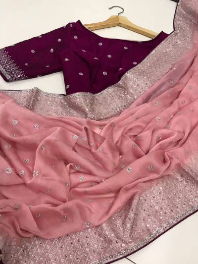 KF Vol 4 By Sagar Impex Designer Partywear Saree Collection